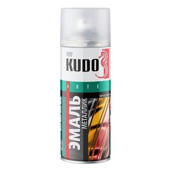 Аэрозольная акриловая краска металлик Kudo KU-1053, 520 мл, ультрамарин