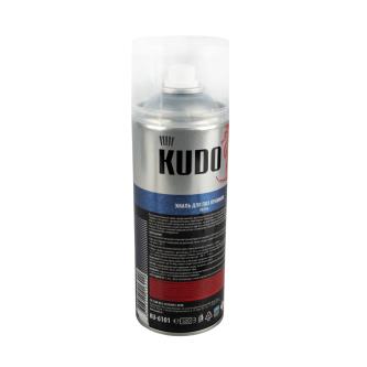 Аэрозольная акриловая эмаль для ПВХ профиля Kudo KU-6101, 520 мл, белая