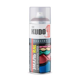 Аэрозольная краска для металлочерепицы и профнастила Kudo KU-08019R, 520 мл, серо-коричневая