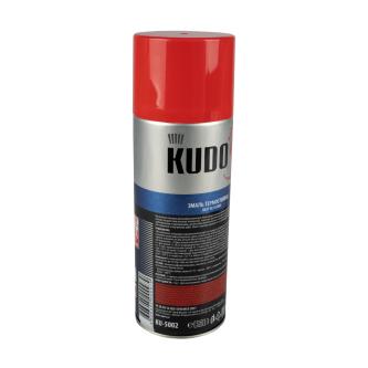 Аэрозольная краска термостойкая Kudo KU-5005, 520 мл, красная