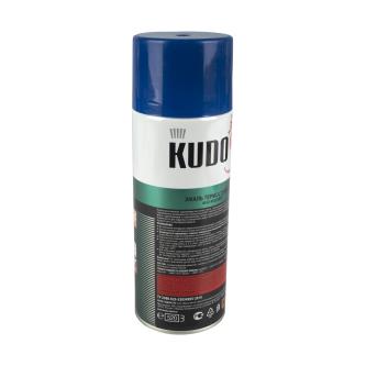 Аэрозольная краска термостойкая Kudo KU-5004, 520 мл, синяя