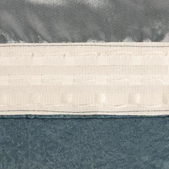 Штора портьерная на ленте Этель Классика, полиэстер, 250 x 265 см, бирюзовая