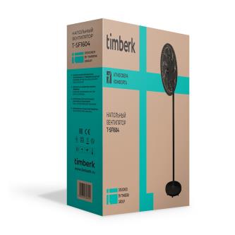 Вентилятор напольный Timberk T-SF1604, настольный, настенный, 60 Вт, 3 скорости, черный