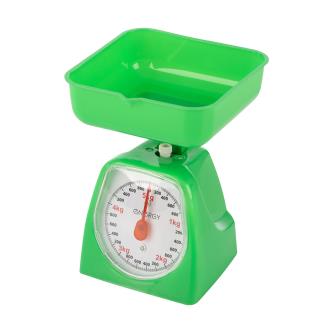 Весы кухонные механические Energy EN-406МК, до 5 кг, зеленые