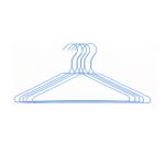 Вешалка-плечики для одежды Аквадекор, стальная, 41 см, голубая, набор 5 шт