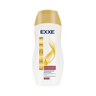 Шампунь питательный EXXE Protein Plus Протеиновое восстановление, для всех типов волос, 400 мл