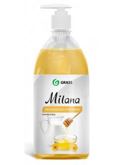 Жидкое крем-мыло Grass Milana Молоко и мед, 1 л