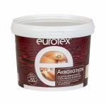 Защитно-декоративное покрытие для дерева Eurotex Аквалазурь, полуглянцевое, 2,5 кг, ваниль