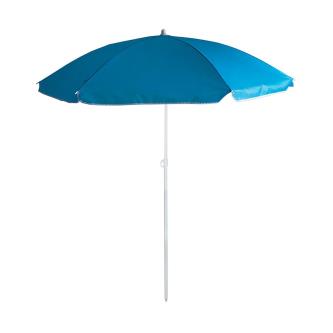 Зонт пляжный Ecos BU-63, диаметр 145 см, складная штанга 170 см, голубой