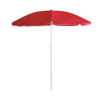 Зонт пляжный Ecos BU-69 с наклоном, диаметр 165 см, складная штанга 190 см, красный