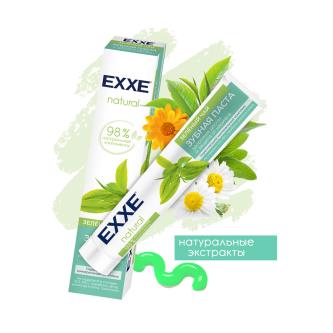 Зубная паста EXXE Natural Зелёный чай, 75 мл