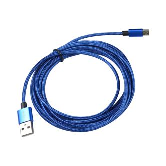 Кабель Energy ET-27, USB - Lightning, 1 м, синий