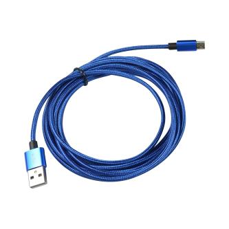 Кабель Energy ET-27, USB - micro-USB, 1 м, синий
