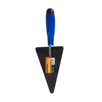 Кельма Шабашка Треугольник, нержавеющая сталь, пластиковая ручка, 180 мм