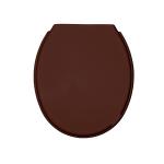 Сиденье для унитаза Инкоэр Стандарт Н, 358 x 300 мм, коричневое