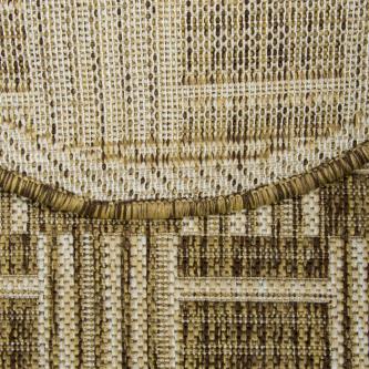 Ковер-циновка Люберецкие ковры Эко 7917-23 овальный, 1,2 x 1,7 м