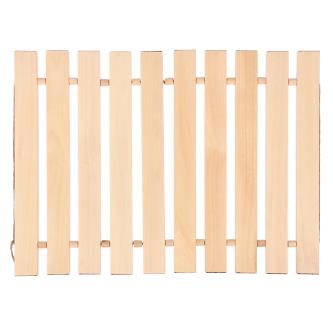 Коврик для бани и сауны Банные штучки, 46 x 35 см, деревянный, липовая рейка