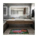 Коврик для ванной Вилина Лотос, вспененный ПВХ, 67 x 45 см