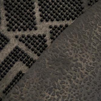 Коврик придверный SunStep Акрополь, резиновый, 40 x 60 см, черный