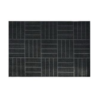Коврик придверный SunStep Паркет, резиновый, 40 x 60 см, черный