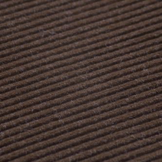 Коврик придверный SunStep Ребристый, влаговпитывающий, 60 x 90 см, коричневый