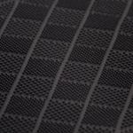 Коврик придверный SunStep Ромбики, резиновый, 40 x 60 см, черный