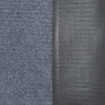 Коврик придверный SunStep Ребристый, влаговпитывающий, 90 x 150 см, серый