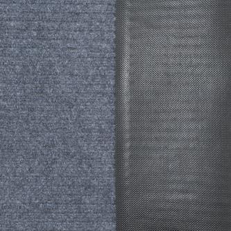 Коврик придверный SunStep Ребристый, влаговпитывающий, 90 x 150 см, серый