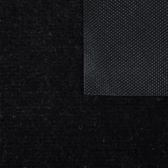 Коврик придверный Vortex Trip, влаговпитывающий, ребристый, 50 x 80 см, черный