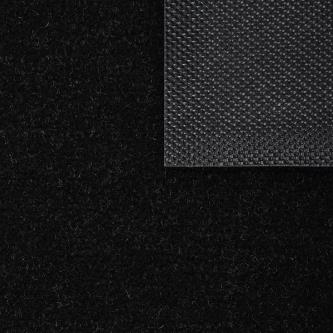 Коврик придверный Vortex Trip, влаговпитывающий, ребристый, 90 x 120 см, черный