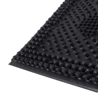 Коврик придверный резиновый Vortex Вытирайте ноги, 40 x 60 см