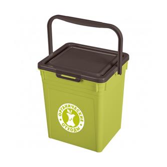 Контейнер для мусора Бытпласт, 8 л, зеленый