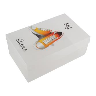 Коробка для обуви Рыжий кот, 33 x 20 x 13 см, с принтом