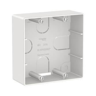 Коробка установочная для силовых розеток Systeme (Schneider) Electric Blanca BLNPK000021, белая