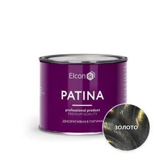 Краска декоративная Elcon Patina, 0,2 кг, золото