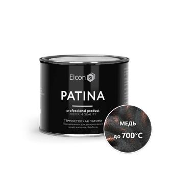 Краска декоративная термостойкая Elcon Patina, 0,2 кг, медь