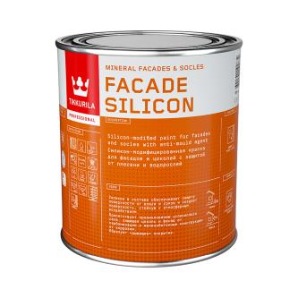 Краска для фасадов и цоколей Facade Silicon (Фасад Силикон) TIKKURILA 0,9л бесцветный (база С)