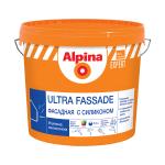 Краска фасадная силиконовая Alpina Expert Ultra Fassade, база 1, белая, 9 л