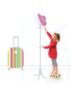 Подставка детская Пластишка, с декором, 375 x 250 x 130 мм, бежевая