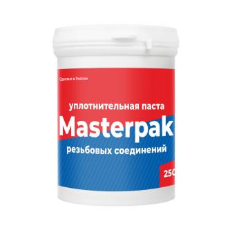 Паста уплотнительная универсальная Masterpak, для резьбовых соединений, 250 г