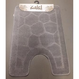 Коврик для туалета Zalel 50/57х80см (ворс) серый