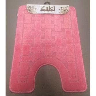 Коврик для туалета Zalel 50х80см (ворс) розовый