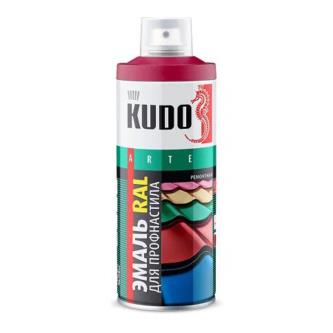 Аэрозольная краска для металлочерепицы и профнастила Kudo KU-05002R, 520 мл, ультрамариново-синяя