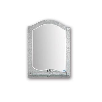 Зеркало фигурное Frap F691, с полкой, 70 x 50 см