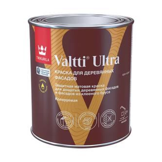 Краска для деревянных фасадов Tikkurila Valtti Ultra, матовая, база А, белая, 0,9 л