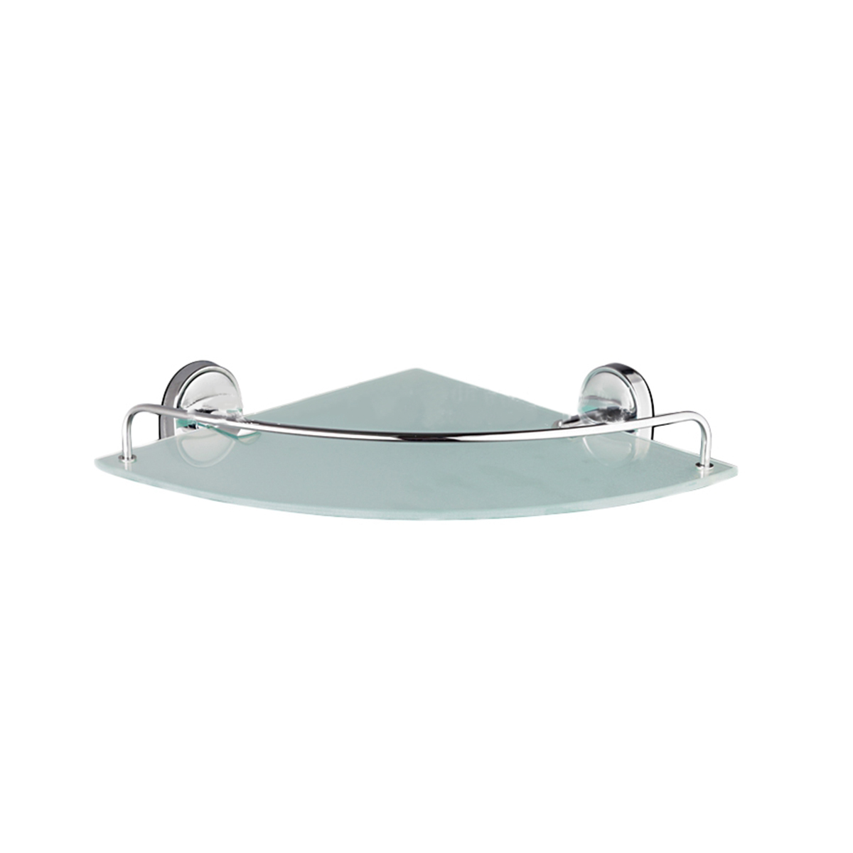 Haiba полка для ванной душевой подвесная матовое стекло хром hb1707 1