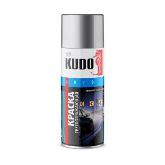 Аэрозольная акриловая краска Kudo KU-4950, светоотражающая, 520 мл