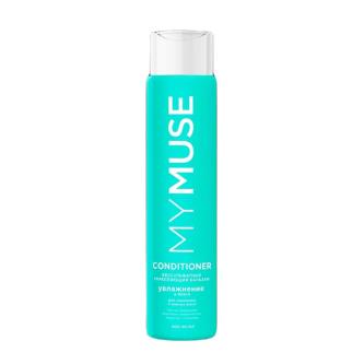 Бальзам для волос укрепляющий MyMuse Увлажнение и блеск, бессульфатный, 400 мл