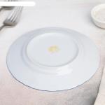 Тарелка десертная Cmielow Рококо Гуси, фарфоровая, d 17 см