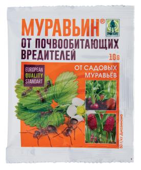 Средство от садовых муравьев Green Belt Муравьин, 10 г